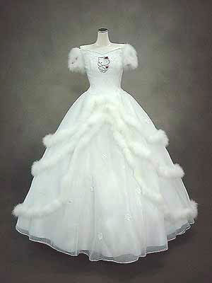 hello kitty wedding gown